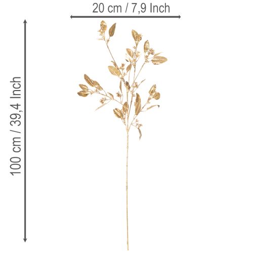 Ramo di eucalipto artificiale, ramo decorativo per vaso, 100 cm | Floristik24.it