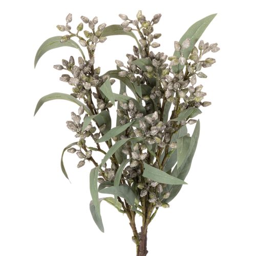 Decorazione con rami di eucalipto artificiali, composizione di rami, 3 pezzi