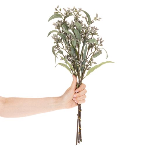 Decorazione con rami di eucalipto artificiali, composizione di rami, 3 pezzi | Floristik24.it