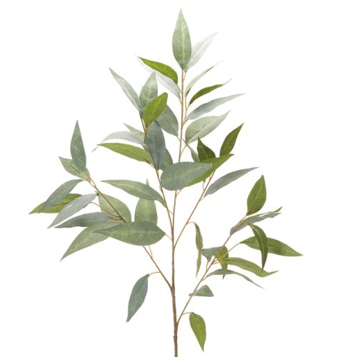 Ramo artificiale di eucalipto, verde naturale, decorativo, 100 cm