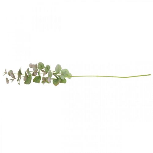 Floristik24 Ramo di eucalipto artificiale pianta verde deco verde, rosa 75cm