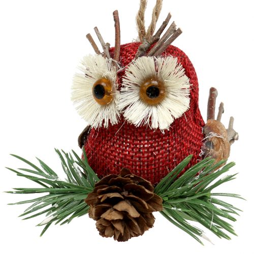 Floristik24 Gufo da appendere decorazione autunnale 3pz