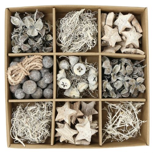 Floristik24 Mix esotico lavato bianco