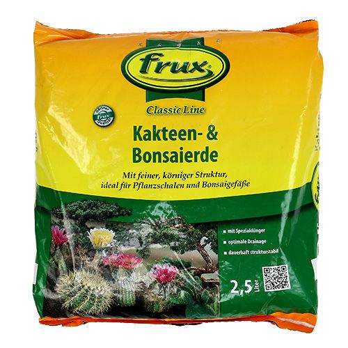 Floristik24 FRUX terriccio per cactus e bonsai 2,5 litri