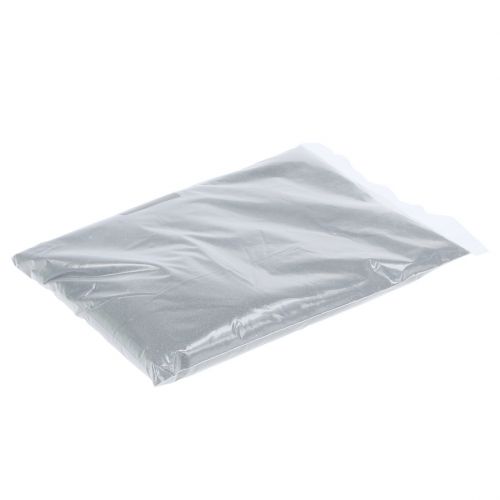 Floristik24 Sabbia colorata 0,5 mm argento 2 kg