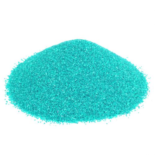 Floristik24 Colore sabbia 0,5mm turchese 2kg