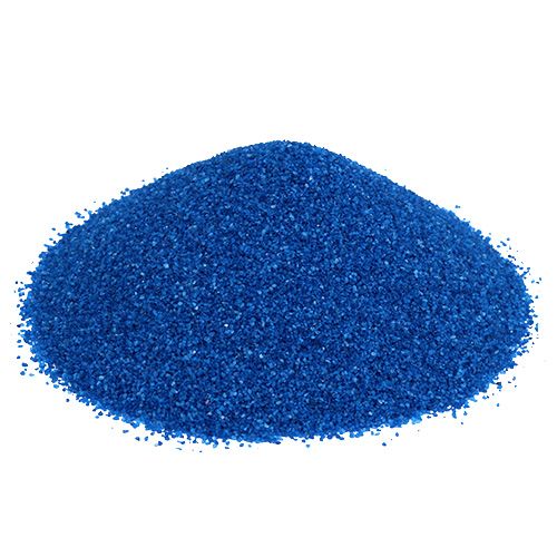 Floristik24 Sabbia colorata 0,5 mm blu scuro 2 kg