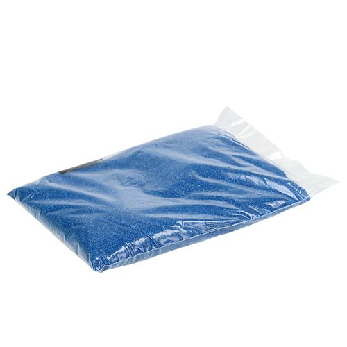 Floristik24 Sabbia colorata 0,5 mm blu scuro 2 kg