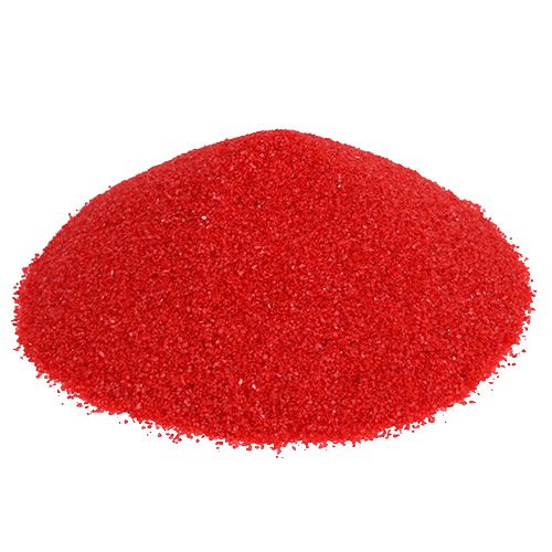 Floristik24 Colore sabbia 0,5 mm rosso 2 kg