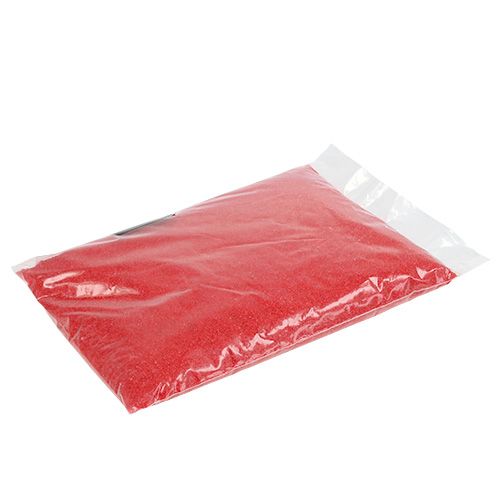 Floristik24 Colore sabbia 0,5 mm rosso 2 kg