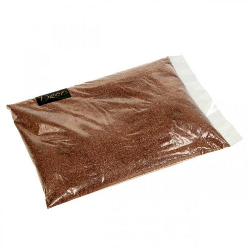 Floristik24 Colore sabbia rame decorativo sabbia marrone Ø0.5mm 2kg