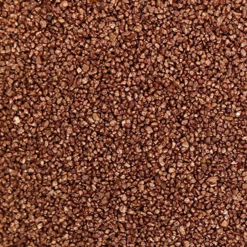 Floristik24 Colore sabbia rame decorativo sabbia marrone Ø0.5mm 2kg