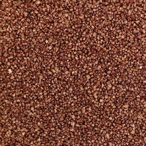 Prodotto Colore sabbia rame decorativo sabbia marrone Ø0.5mm 2kg