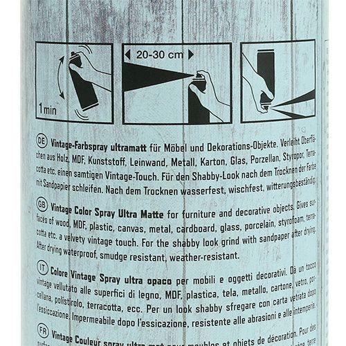 Floristik24 Colore spray vintage azzurro 400ml