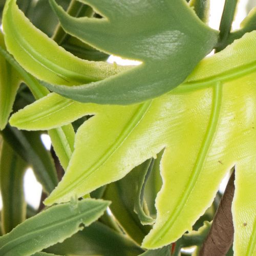 Pianta di felce artificiale con zolla di radici per decorazione di casa e ufficio, 57 cm | Floristik24.it