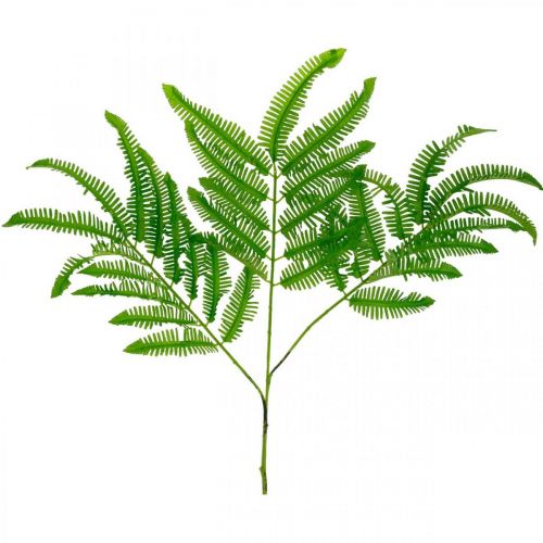 Foglie di felce verde, foglie di felce 3 su ramo, Milkweed L96cm