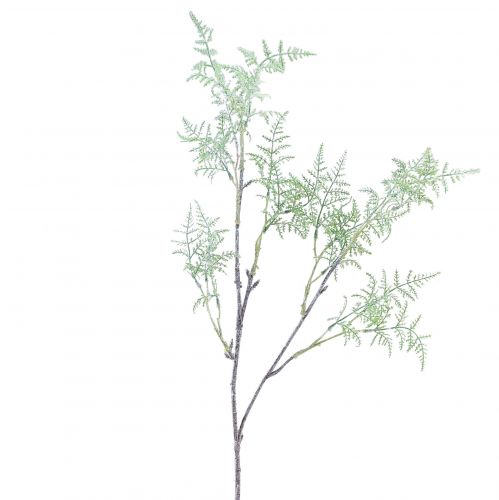 Floristik24 Ramo di felce artificiale decorazione di felce glitter decorazione invernale 70 cm