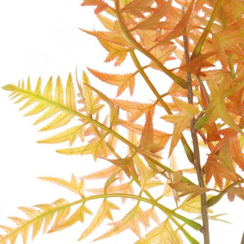Floristik24 Felce artificiale rossa e verde felce artificiale decorazione autunnale 70cm