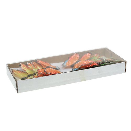 Floristik24 Farfalla piuma 9cm sort.12St