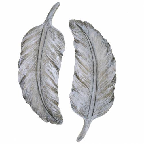 Prodotto Piuma decorativa tombale 18 cm x 6,5 cm 4 pz
