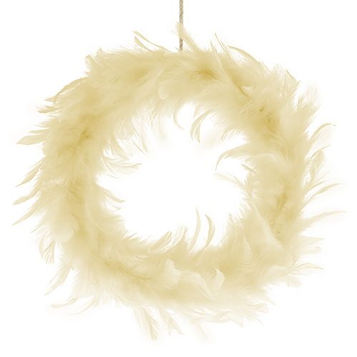 Corona di piume di tigre 28 cm Ghirlande per porta