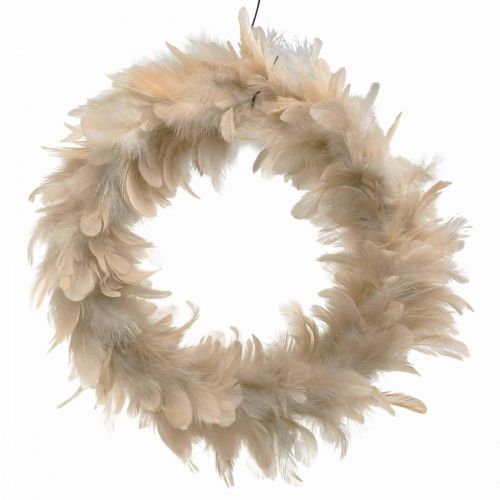 Ghirlanda di piume decorative rosa Ø25cm Ghirlanda di piume