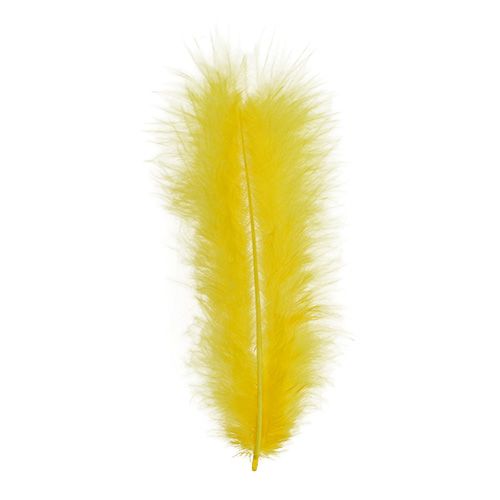 Floristik24 Piume 30g giallo dorato