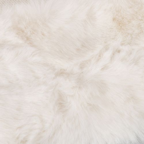 Nastro decorativo bianco soffice, rotolo in pelliccia sintetica, 10x140 cm, 3 pezzi | Floristik24.it