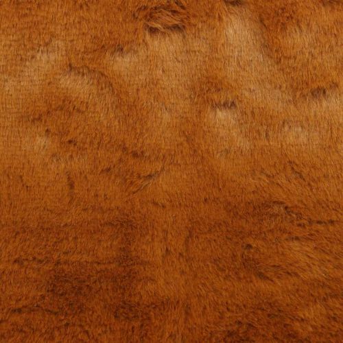 Floristik24 Nastro in pelliccia nastro decorativo in pelliccia sintetica marrone 15 × 150 cm