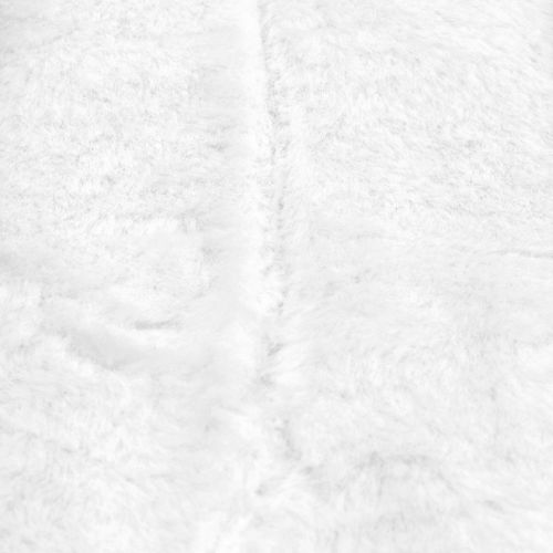 Floristik24 Nastro decorativo in pelliccia bianco 10x200cm