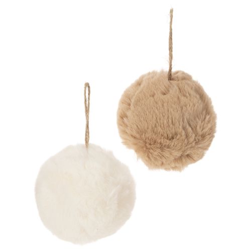Pallina decorativa a forma di pon-pon per alberi di Natale, 10 cm acquistare | Floristik24.it