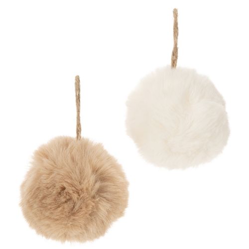 Pompon decorativi da appendere, palla di pelo soffice, 7 cm, 6 pezzi acquistare | Floristik24.it