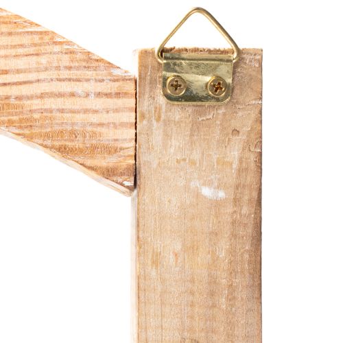 Cornice per finestra in legno come decorazione da parete, 100 cm | Floristik24.it