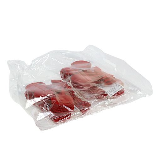 Floristik24 Ciliegie in feltro rosse 32p