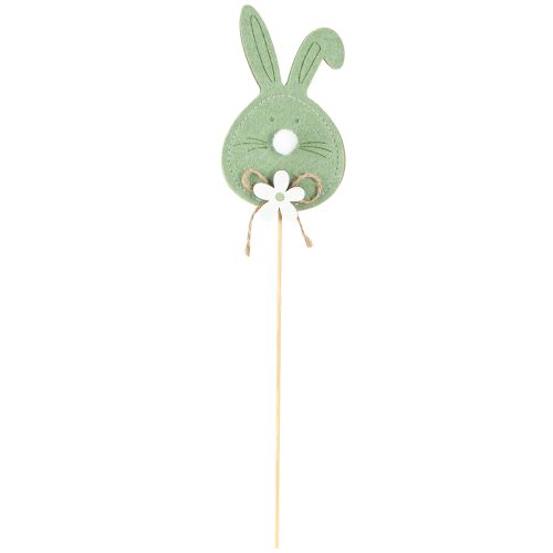 Prodotto Coniglietto pasquale in feltro su bastoncino di legno – graziosi tappi decorativi per primavera e Pasqua 12 cm 12 pezzi