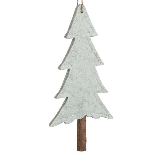 Prodotto Decorazioni per albero di Natale in feltro verde H20cm 4 pezzi