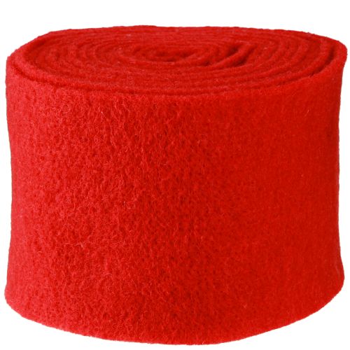 Prodotto Nastro in feltro 15 cm x 5 m rosso scuro