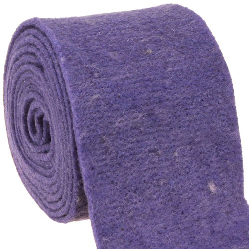 Floristik24 Nastro in feltro 15 cm x 5 m viola