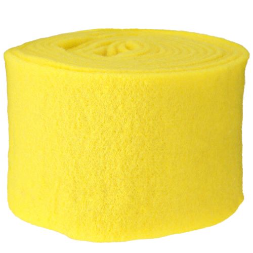 Prodotto Nastro in feltro giallo 15 cm 5 m