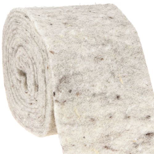 Nastro in feltro grigio 15cm 5m