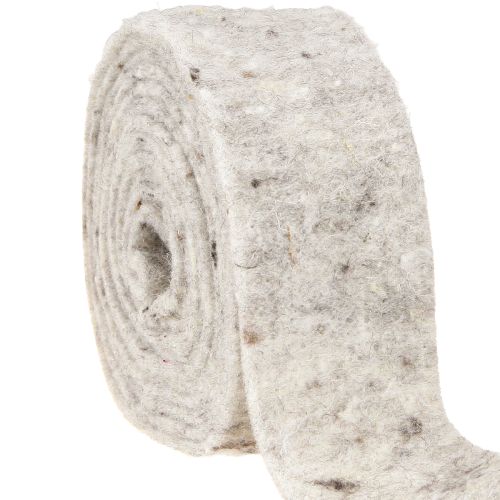 Nastro in feltro grigio 7,5 cm 5 m