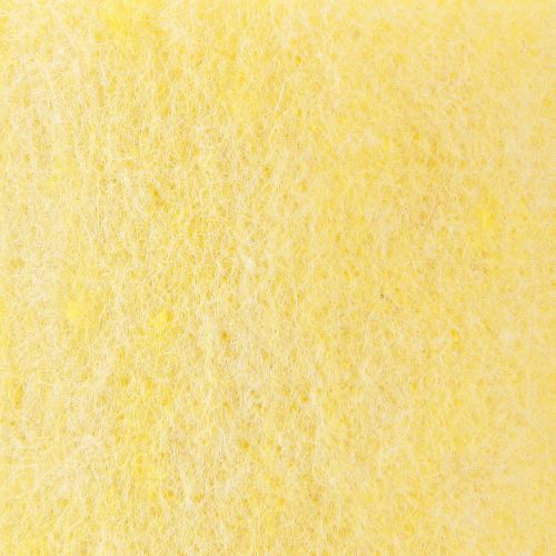 Prodotto Nastro in feltro giallo chiaro 15 cm 5 m