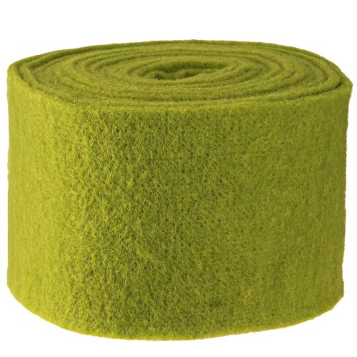 Prodotto Nastro in feltro verde muschio 15cm 5m