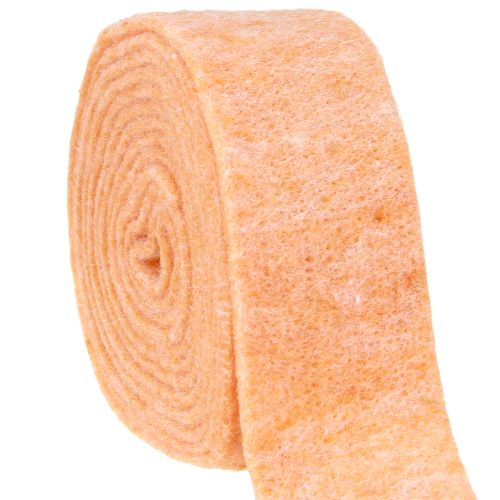 Nastro in feltro arancione 7,5 cm 5 m