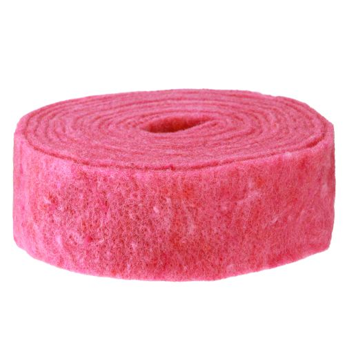Prodotto Nastro in feltro rosa 7,5cm 5m