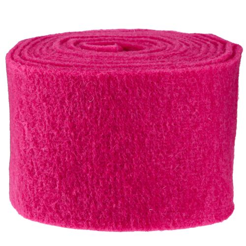 Prodotto Nastro in feltro nastro in lana rosa nastro in feltro di lana tessuto decorativo 15 cm 5 m
