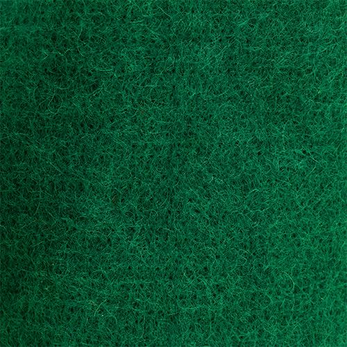 Floristik24 Nastro in feltro verde pino 15cm 5m