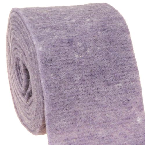Floristik24 Nastro in feltro lilla 15 cm 5 m