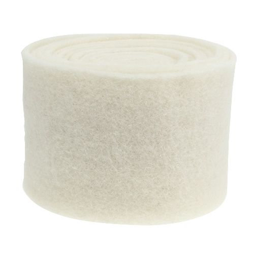 Prodotto Nastro in feltro 15 cm x 5 m bianco