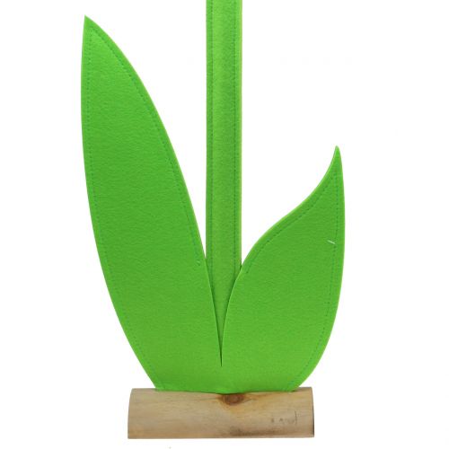 Floristik24 Fiore in feltro giallo 87cm